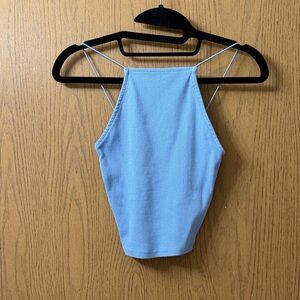 Zara Sky Blue Camisole Top